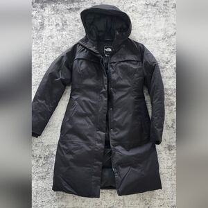 NWOT The North Face $299 Arctic Goose Down Parka Long Jacket Size XS Black